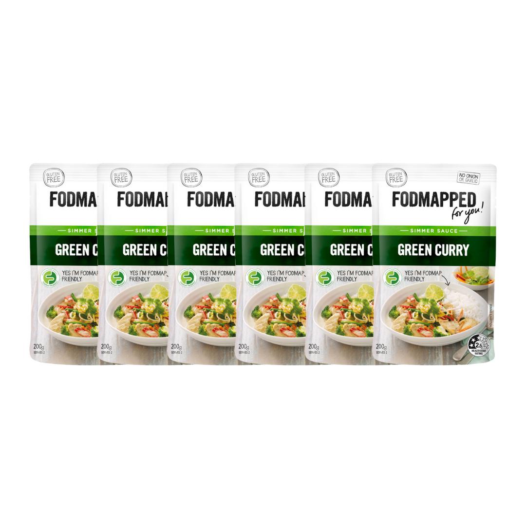 FODMAPPED For You Green Curry Simmer Sauce (6 x 200g) – Foods