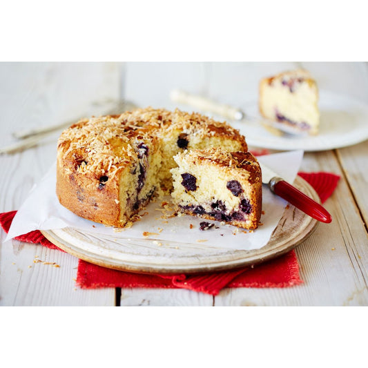 Blueberry Coconut Cake Using the LoFo Pantry Plain Flour