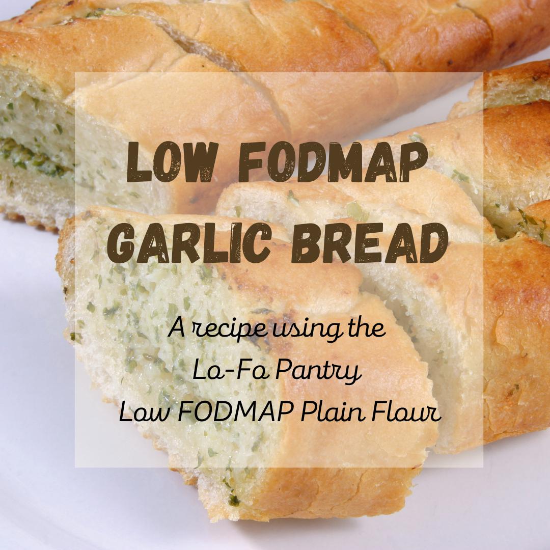 Low FODMAP Garlic Bread, Without The Garlic!