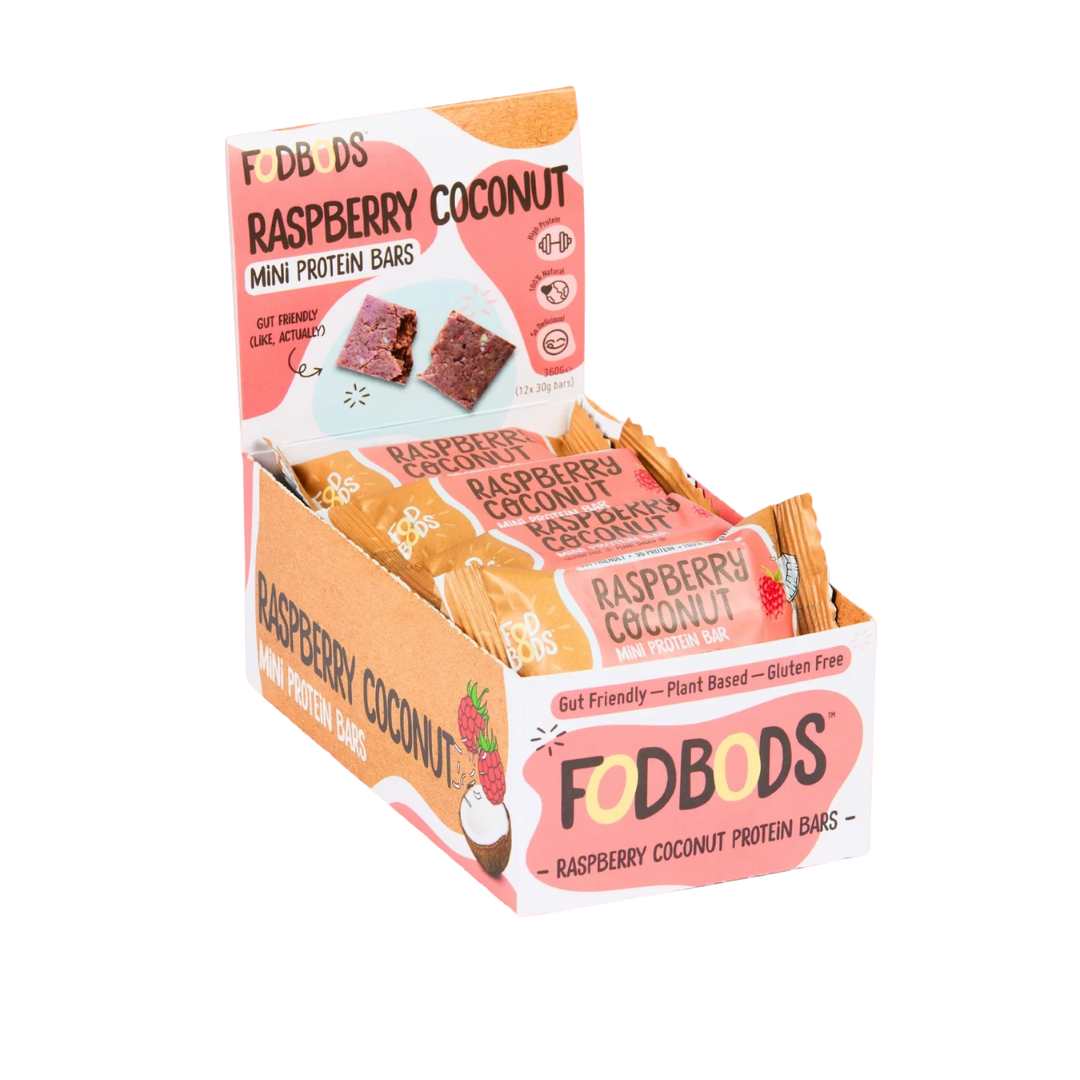 Fodbods Raspberry Coconut (6 x 30g)