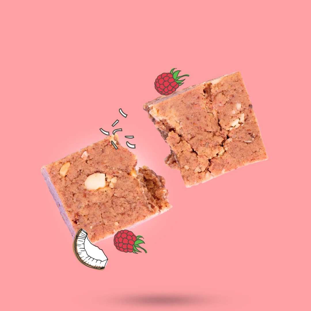 Fodbods Raspberry Coconut (6 x 30g)