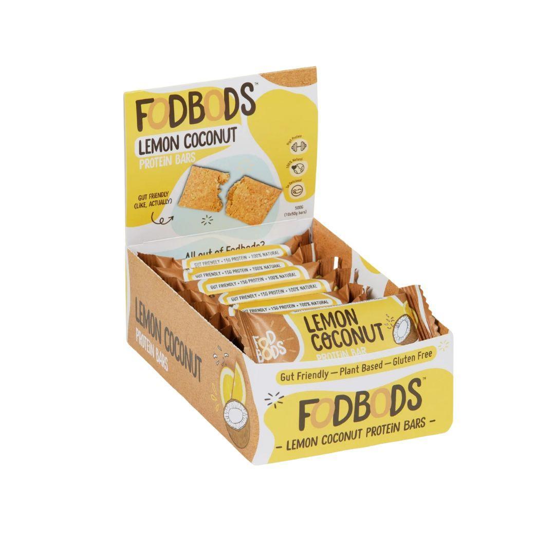 Fodbods Lemon & Coconut (10 x 50g)