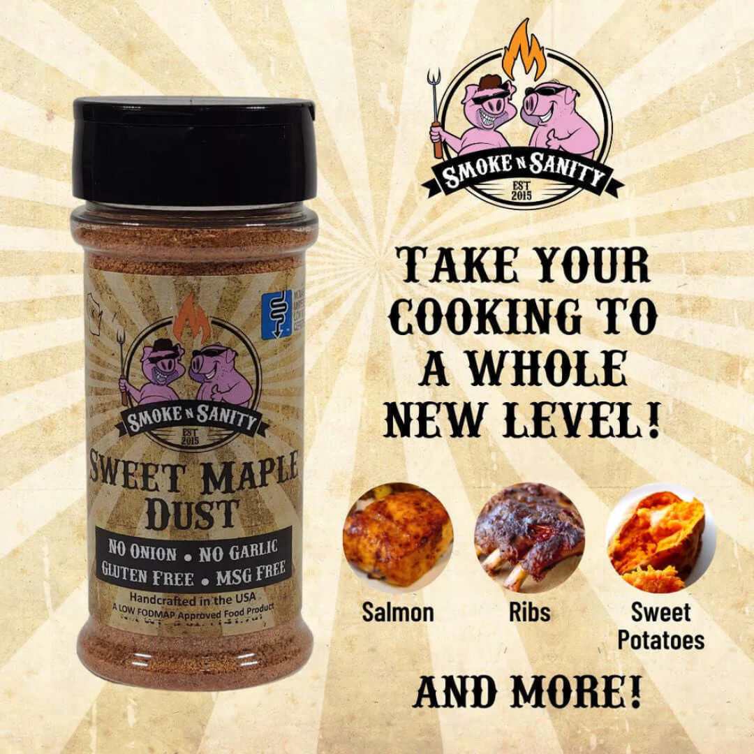 Smoke N' Sanity Sweet Maple Dust - Large Size (285g)