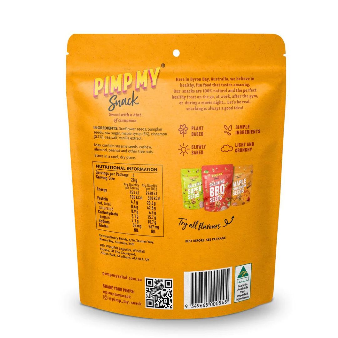 Pimp My Snack - Maple Cinnamon Seeds (80g)