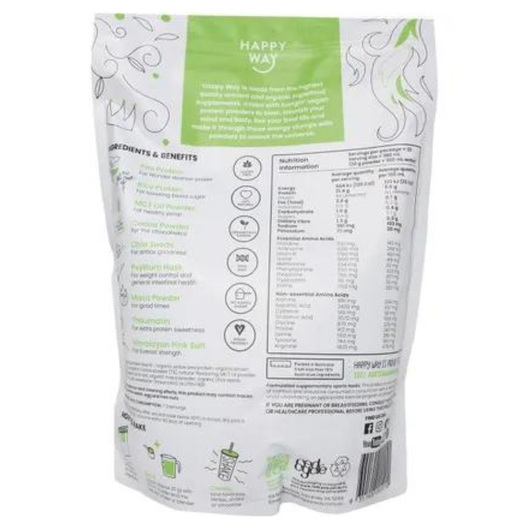 Happy Way Vegan Protein Powder Chocolate (1kg)