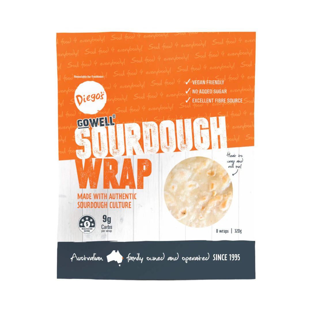 Diego's GoWell Sourdough Wraps (320g)