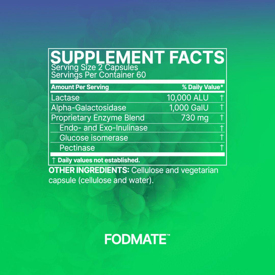 Microbiome Labs Fodmate (120 Capsules)