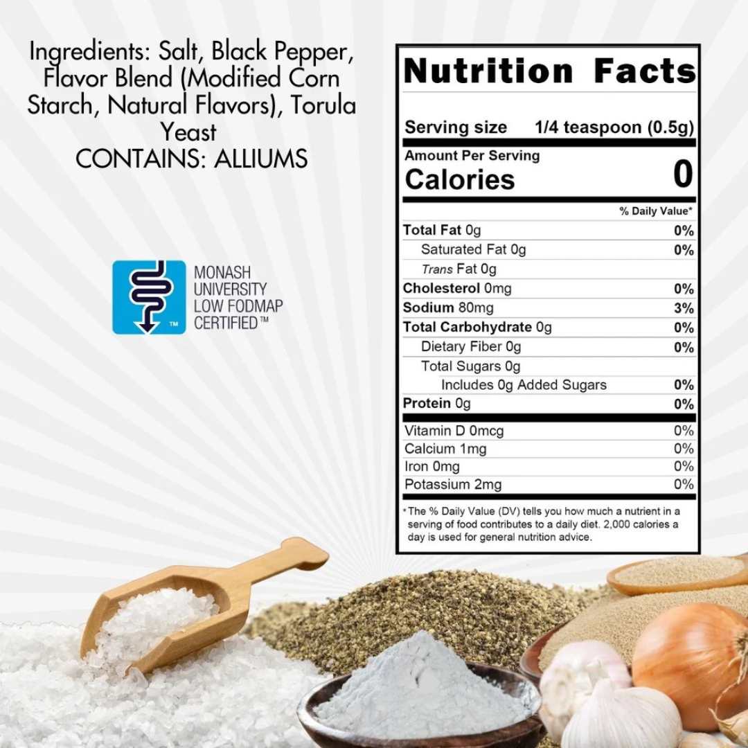 Smoke N' Sanity SPG (Salt, Pepper, Essence of Garlic Salt) - Large Size (255g)