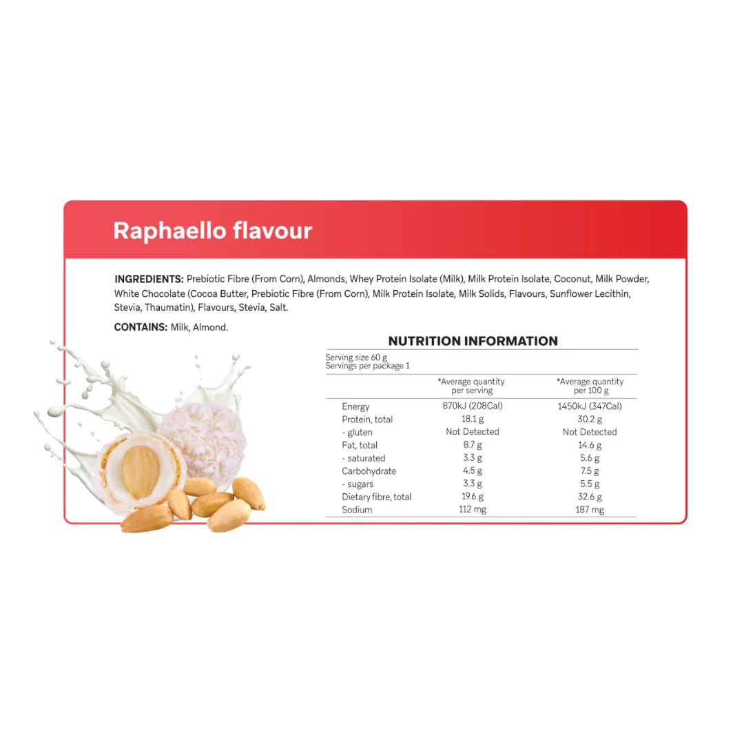 Smart Protein Bar - Low FODMAP Raphaello (60g)