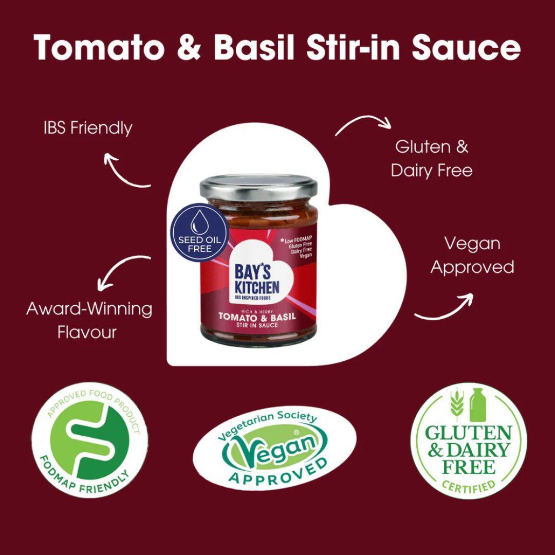 Bay's Kitchen Tomato & Basil Stir-In Sauce (260g)