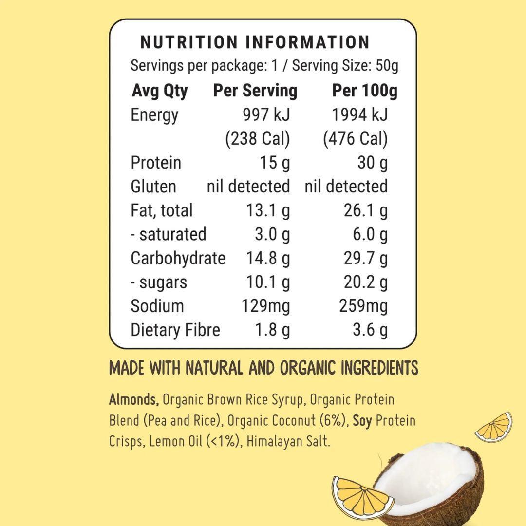 Fodbods Lemon & Coconut (10 x 50g)