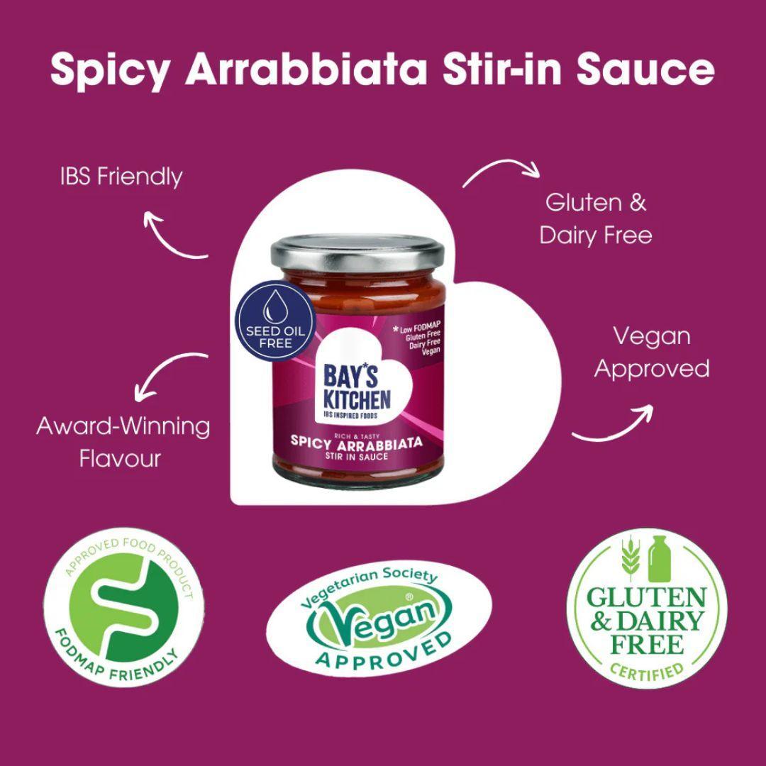Bay's Kitchen Spicy Arrabbiata Stir-in Sauce (260g)