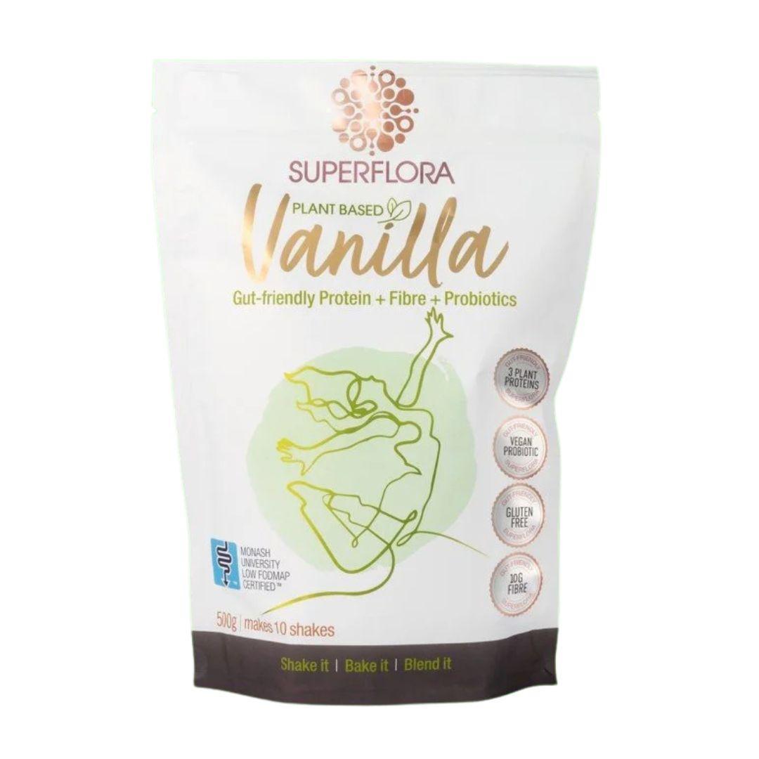 Noisy Guts Superflora Vegan Plant Based Vanilla (500g)