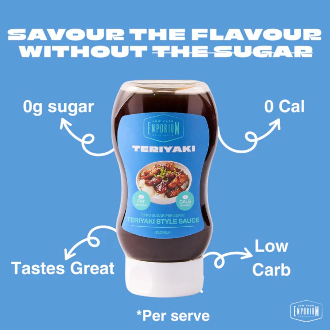 Low Carb Emporium No Added Sugar Teriyaki Style Sauce (350ml)