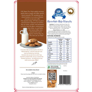 Gloriously GF Oats Choc-Chip Biscuit Twin Pack (40g)