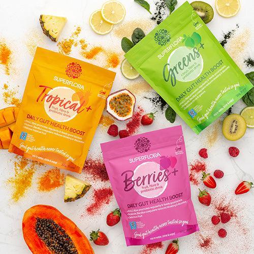 Noisy Guts Superflora Berries+ Daily Gut Health Boost (300g)