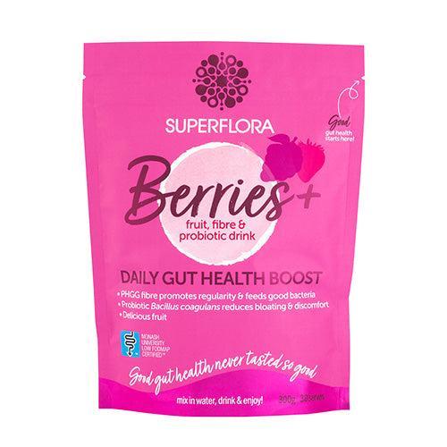 Noisy Guts Superflora Berries+ Daily Gut Health Boost (300g)