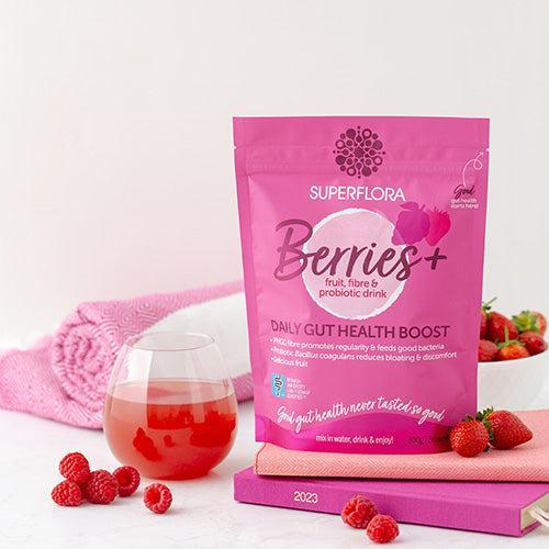 Noisy Guts Superflora Berries+ Daily Gut Health Boost (300g)