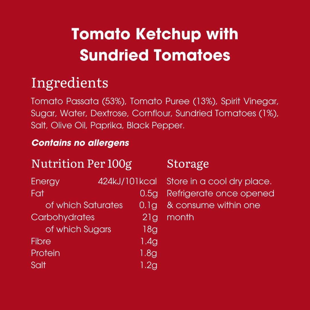 Bay's Kitchen Tomato Ketchup with Sundried Tomatoes (270g)