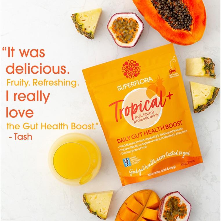 Noisy Guts Superflora Tropical+ Daily Gut Health Boost (300g)