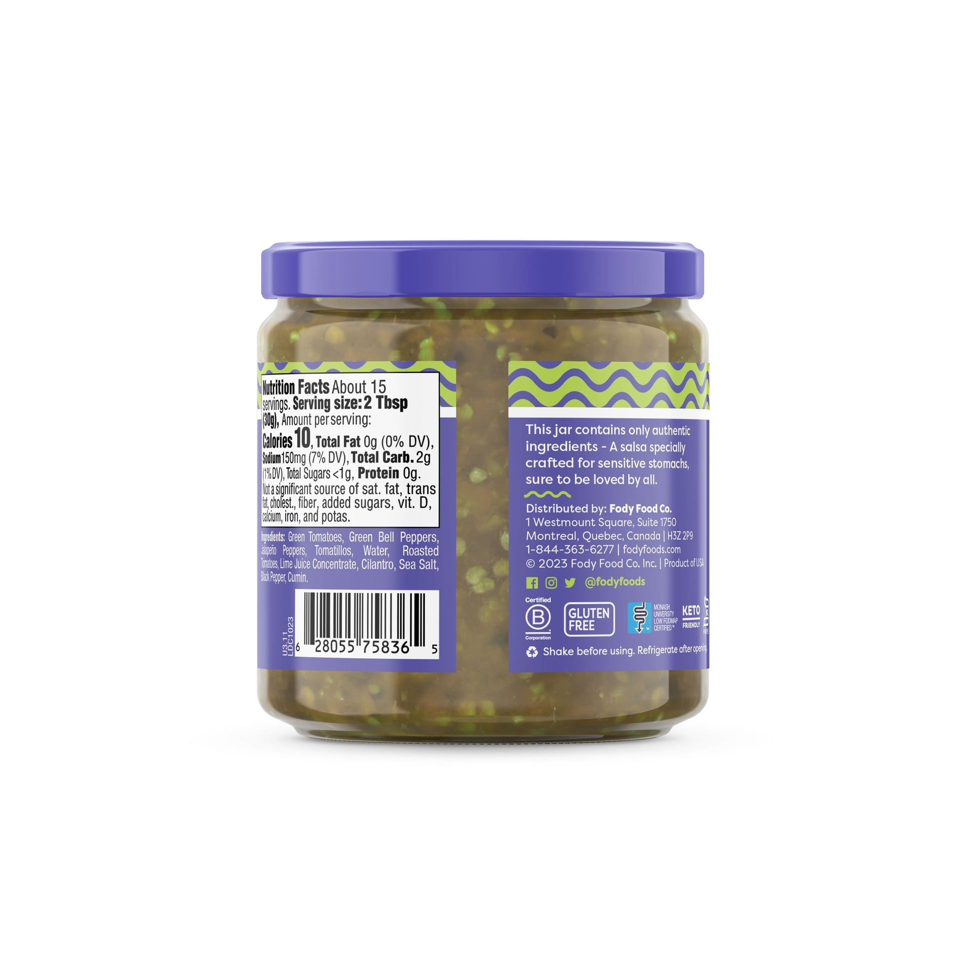 Fody Foods Salsa Verde (454g)
