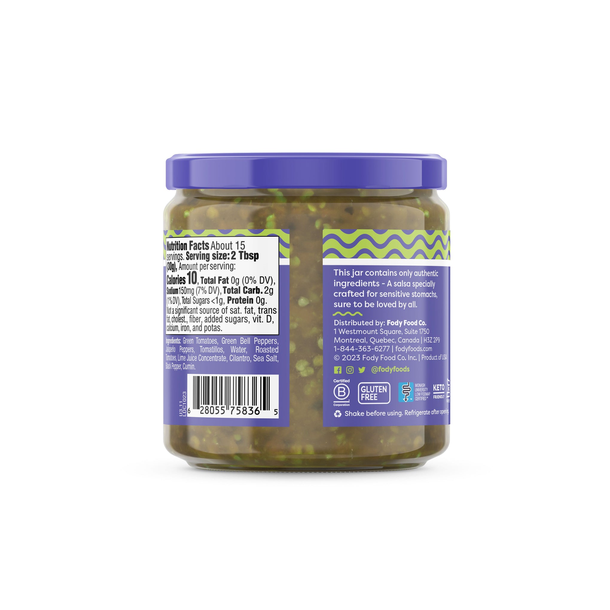 Fody Foods Salsa Verde (454g)