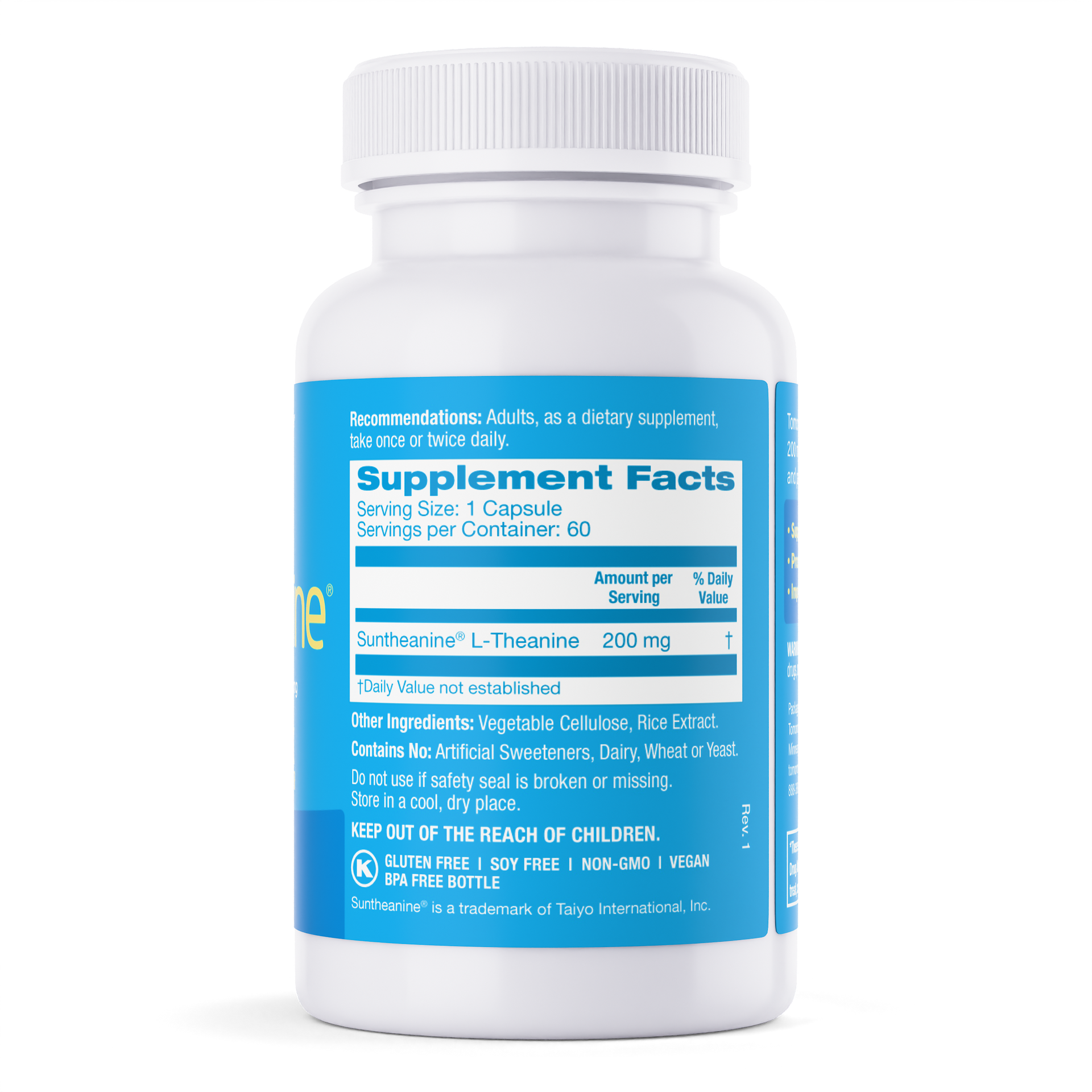 Suntheanine Veggie Capsules (60 Caps)