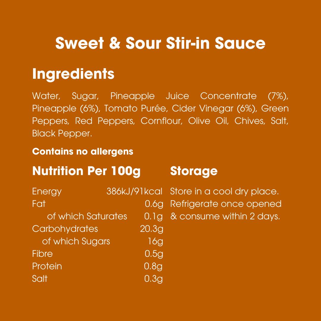 Bay's Kitchen Sweet & Sour Stir-In Sauce (260g)
