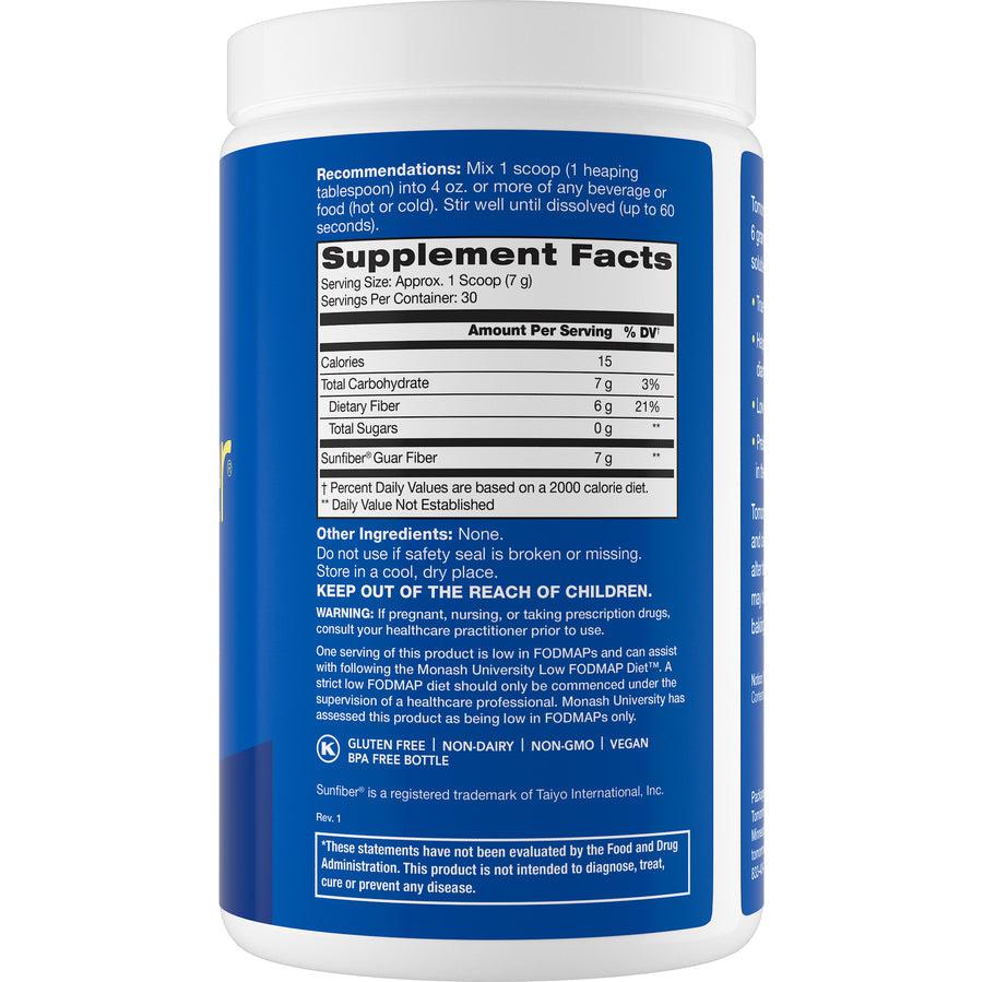 Tomorrow's Nutrition Sunfiber Partially Hydrolysed Guar Gum PHGG Double Pack - 2 Months Supply (420g)