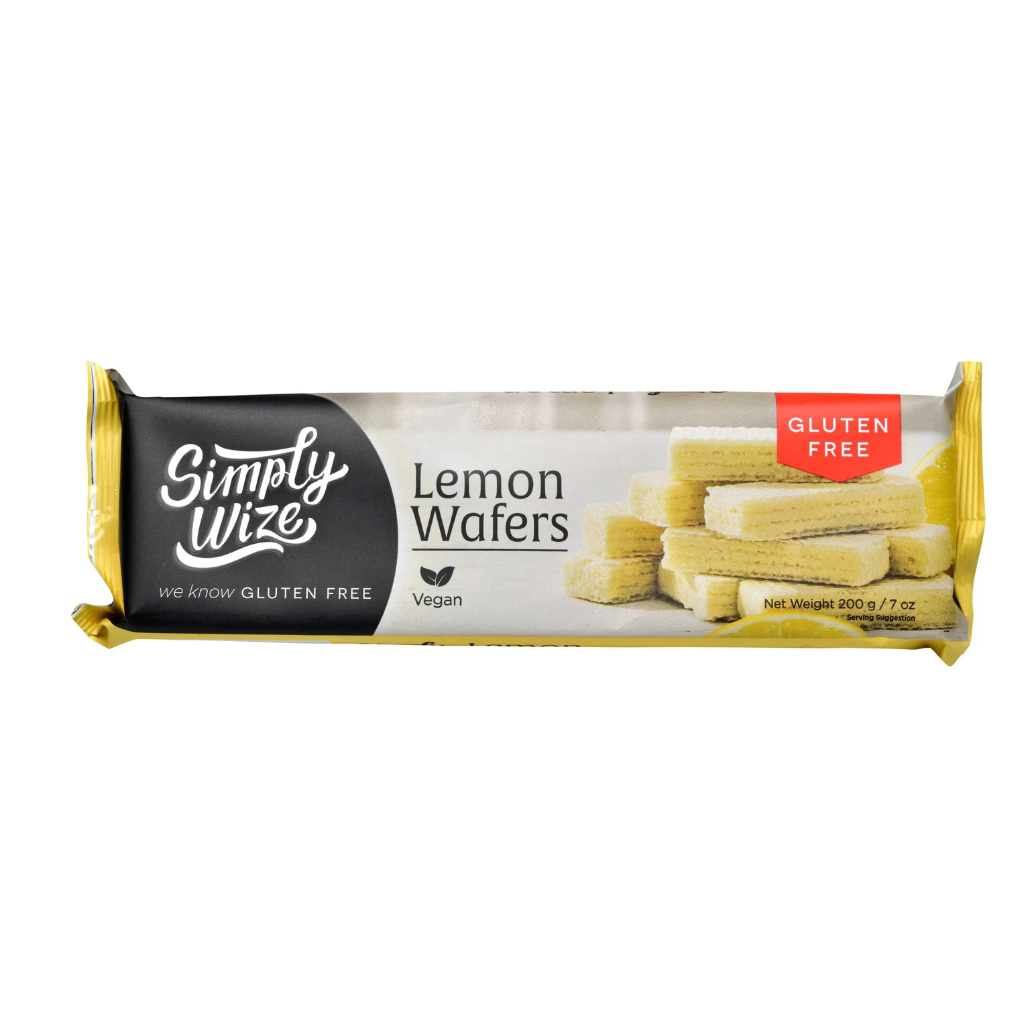 Simply Wize Gluten Free Lemon Wafers (200g)