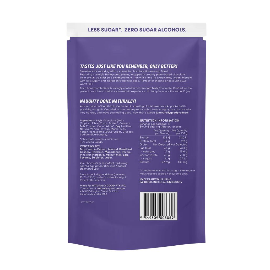 Naturally Good Choc Honeycomb Bites (120g)