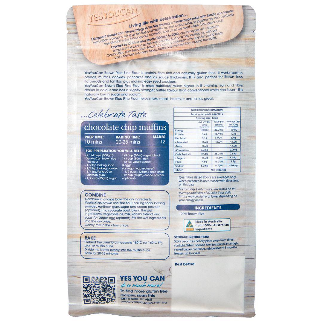 YesYouCan Brown Rice Fine Flour (350g)