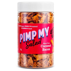 Pimp My Salad Coconut Bacon Eco Jar – Best Bacon Substitute | Vegan Snack (80g)