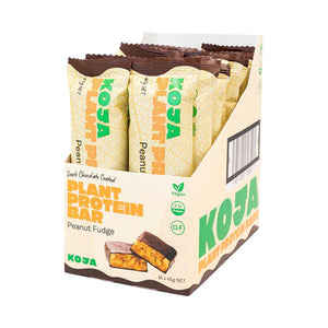 KOJA Low FODMAP Plant Protein Bar - Peanut Fudge (1 x 45g)