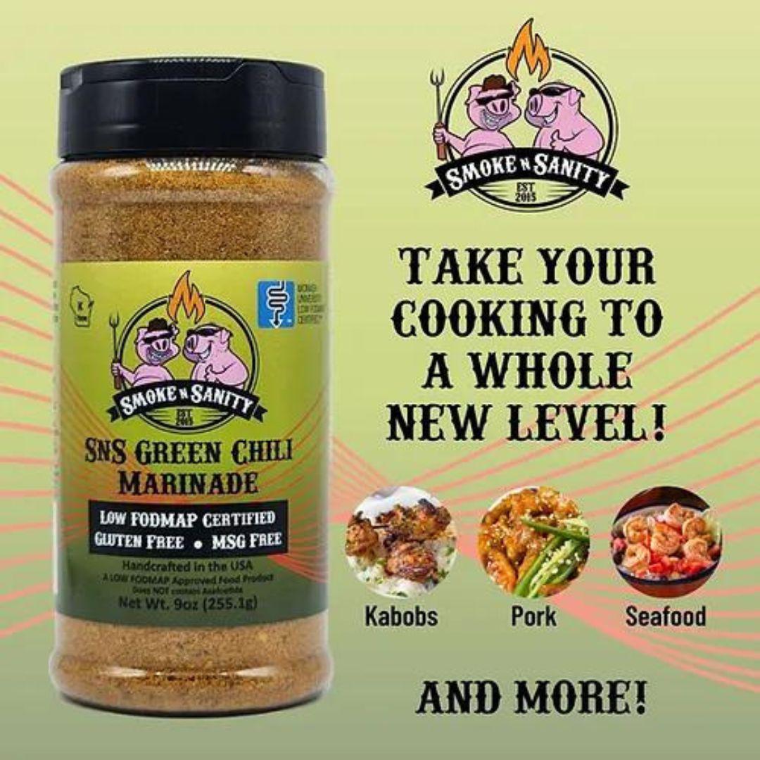 Smoke N' Sanity SnS Green Chili Marinade (255g)