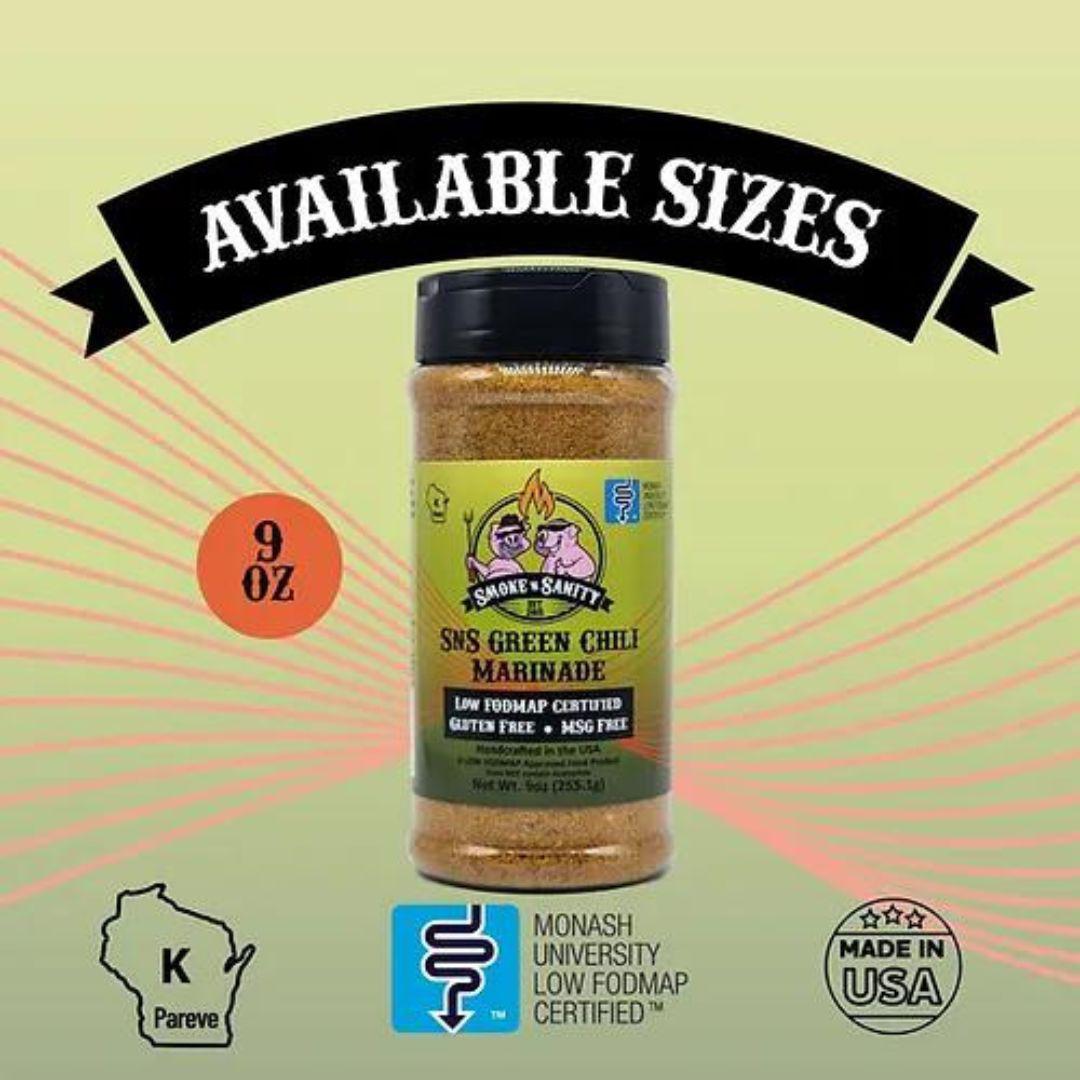 Smoke N' Sanity SnS Green Chili Marinade (255g)