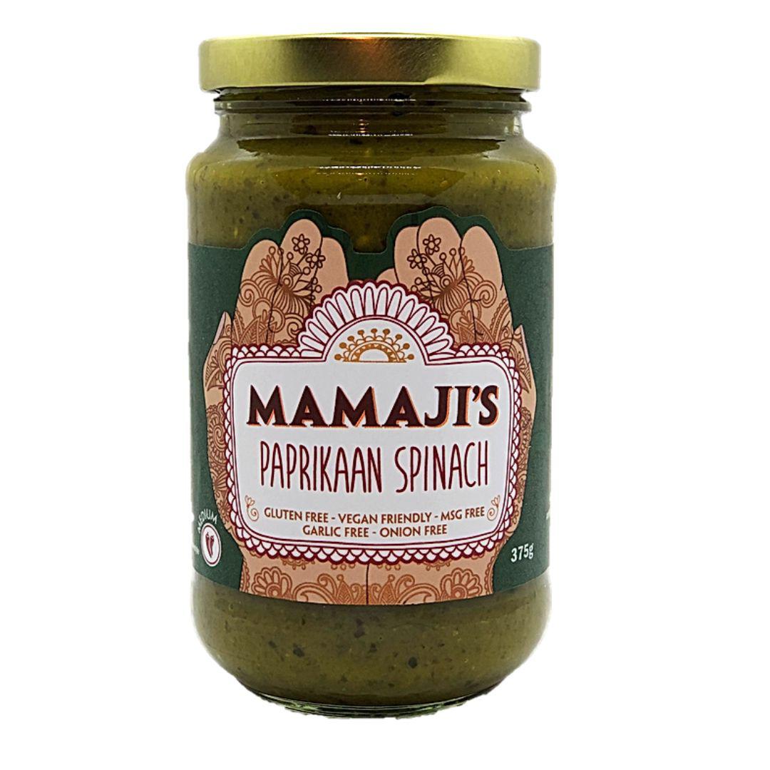 Mamaji's Low FODMAP Paprikaan Spinach Curry (375g)