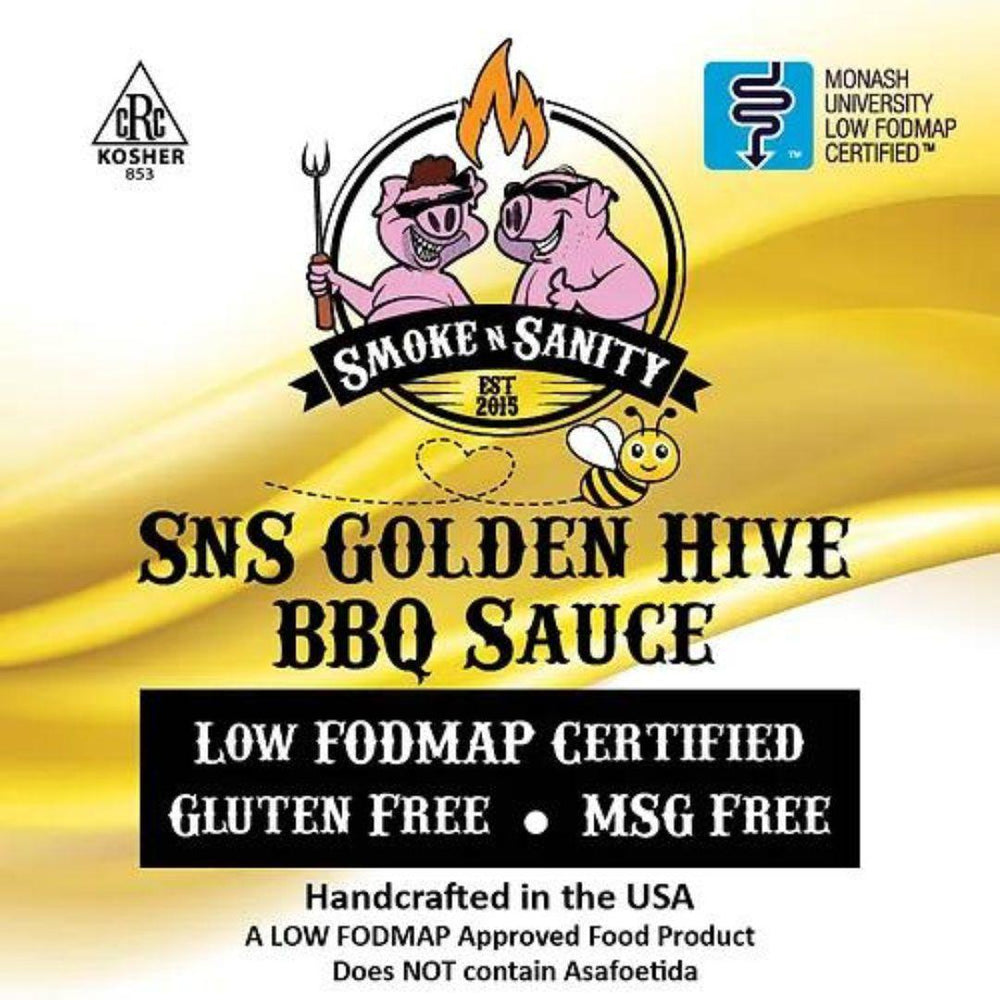 Smoke N' Sanity SnS Golden Hive BBQ Sauce (340g) Foods
