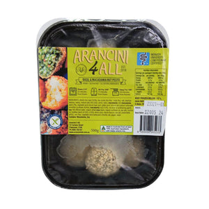 Arancini 4 All Basil & Macadamia Pesto (Vegan) (500g) - FROZEN PRODUCT, VIC PICKUP ONLY