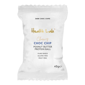 Health Lab Chewy Choc Chip Peanut Butter Ball (40g)