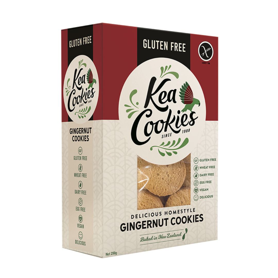 Kea Cookies - Gluten Free Gingernut Cookies (250g)