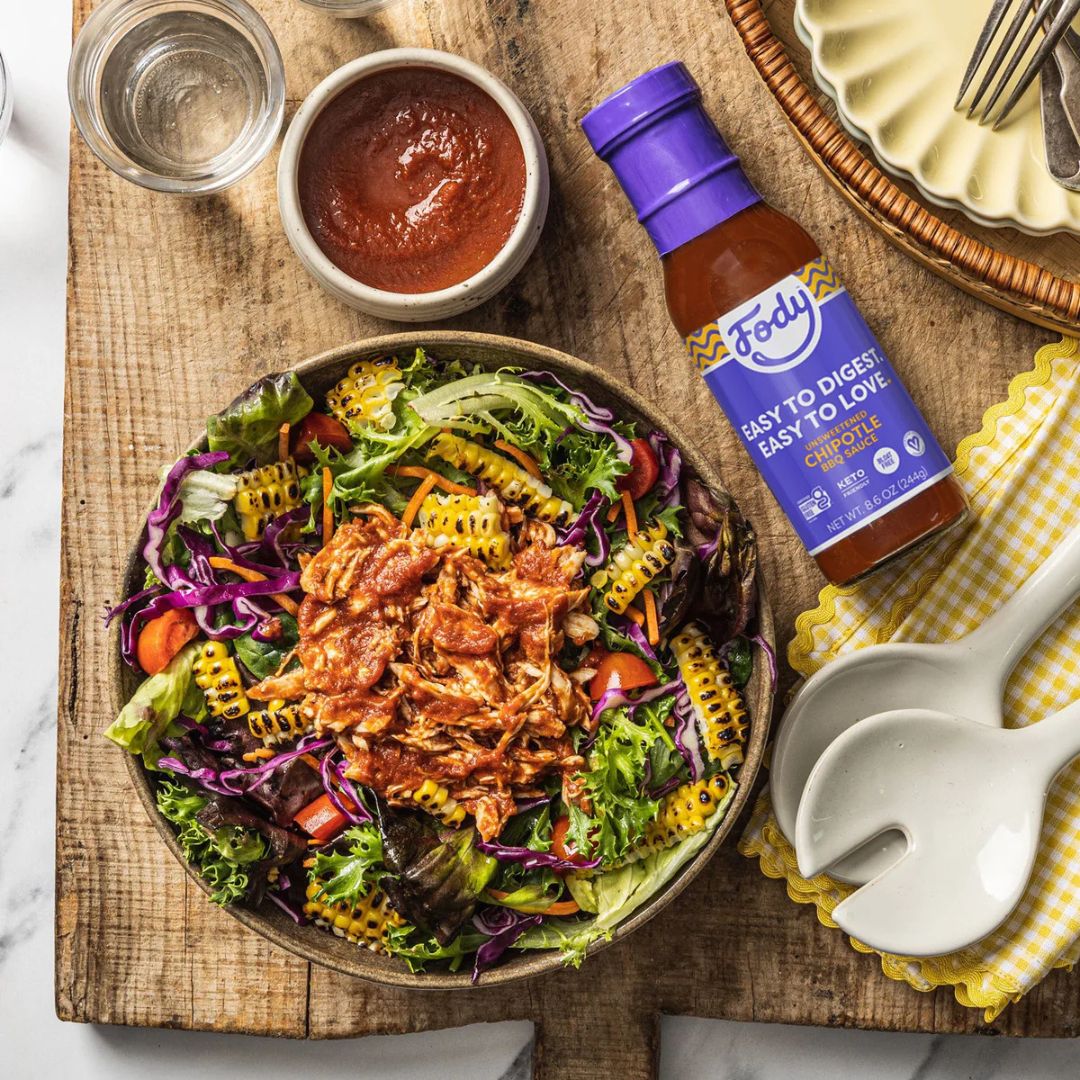 Fody Foods Chipotle BBQ Sauce, Unsweetened (340g)