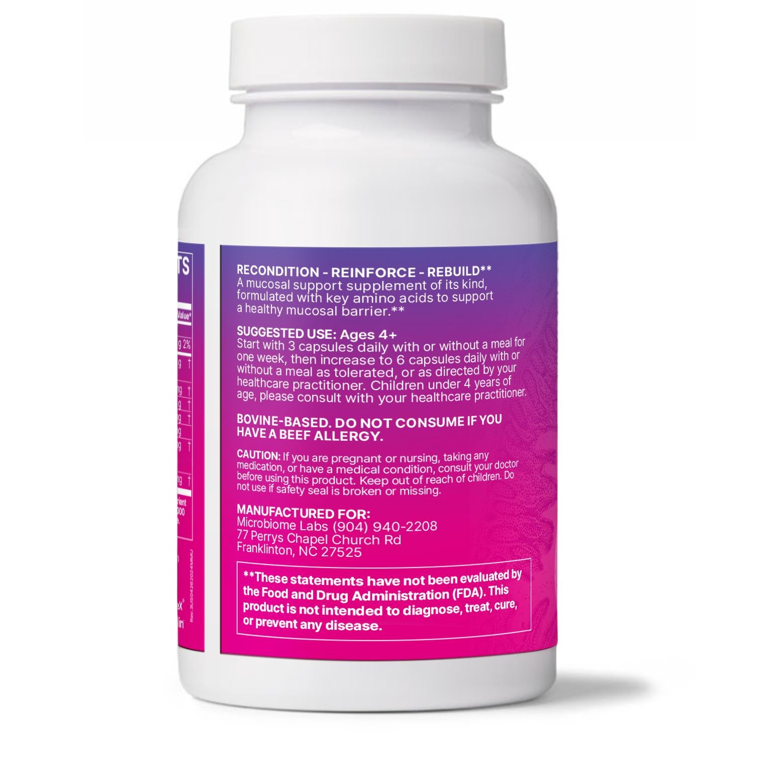 Microbiome Labs MegaMucosa (180 Capsules)