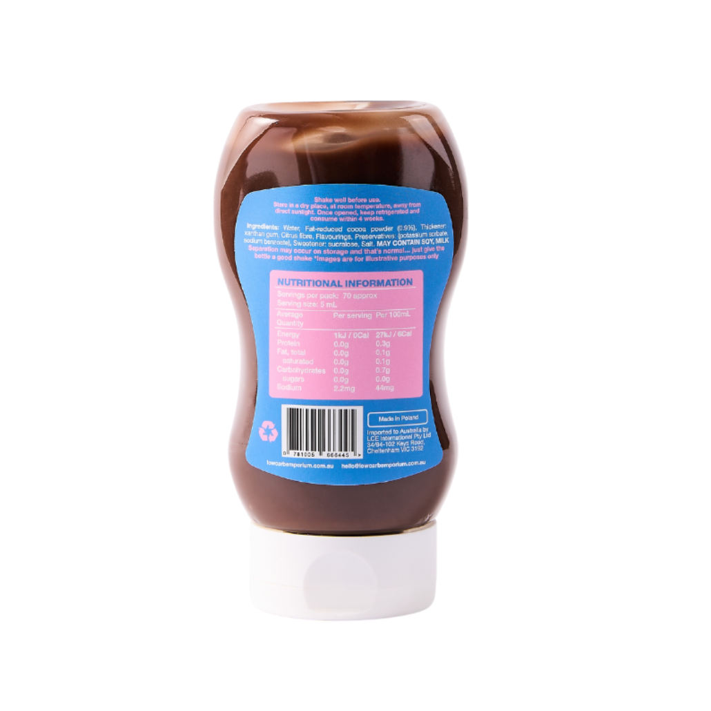 Low Carb Emporium No Added Sugar Chocolate Sauce (350ml)