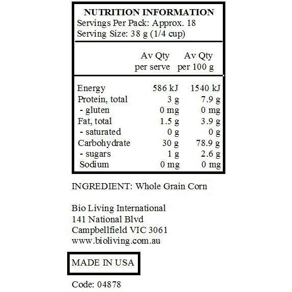 Bob's Red Mill Gluten Free Cornmeal (680g)