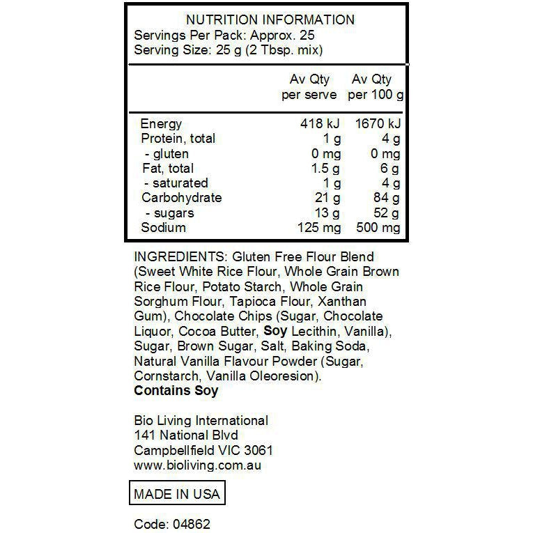 Bob's Red Mill Chocolate Chip Cookie Mix (624g)-Food-Foods ﻿Online Australia | FodShop