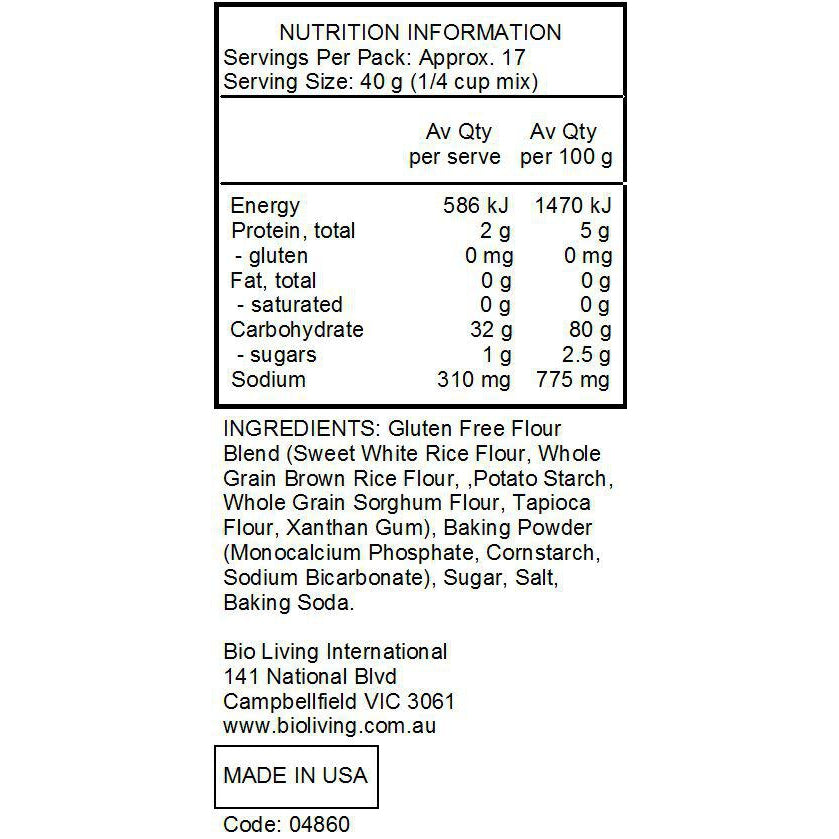 Bob's Red Mill Gluten Free Self Raising Flour (680g) – Foods