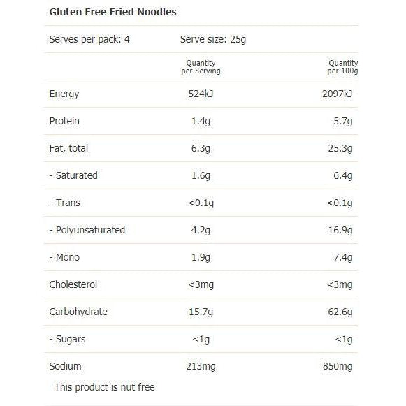 Chang's Gluten Free Fried Noodles (100g)-Salad Toppings-Foods ﻿Online Australia | FodShop