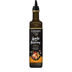 Cobram Garlic & Rosemary Infused Extra Virgin Olive Oil (375g)