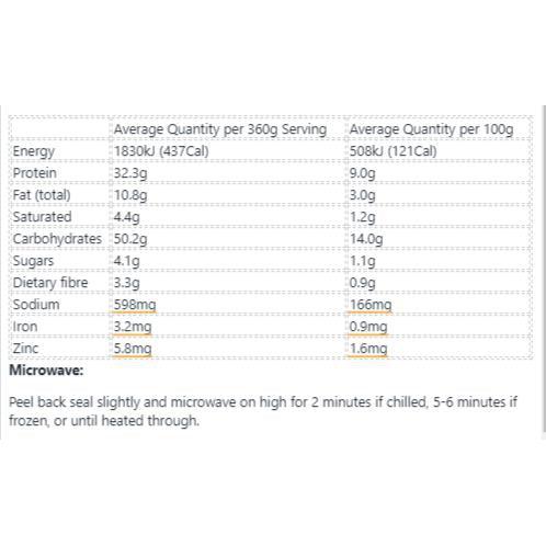 Dineamic Low FODMAP Beef Bolognese with Gluten Free Penne Pasta - FRESH PRODUCT, ONLINE ORDERS ONLY-Prepared Meals & Entrées-Foods ﻿Online Australia | FodShop